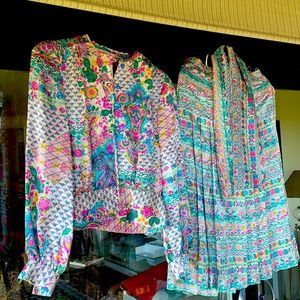 Colorful vintage 2 piece